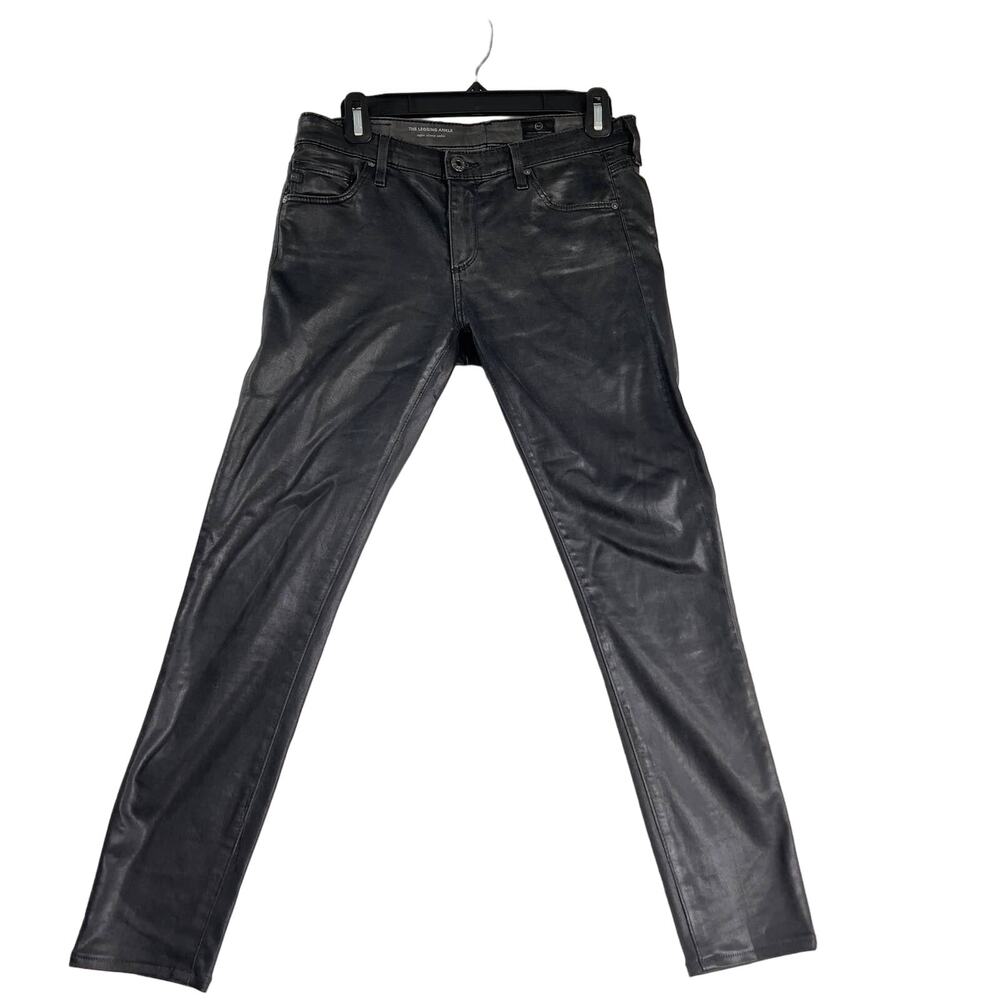AG Adriano Goldschmied The Legging Super Skinny Ankle 28R LSS1389 Leatherette